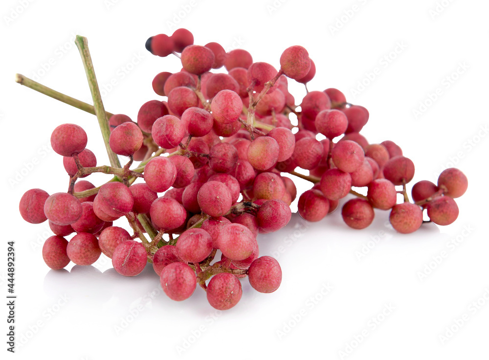 Sichuan pepper isolated on a white background