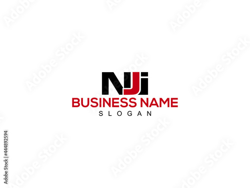 Letter NJI Logo Icon Vector Image Design For Company or Business photo