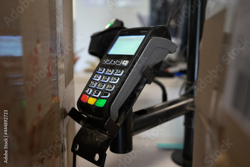 Bank terminal for credit card payments