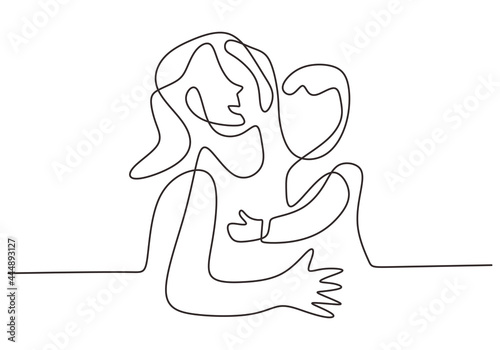 Continuous one line drawing...