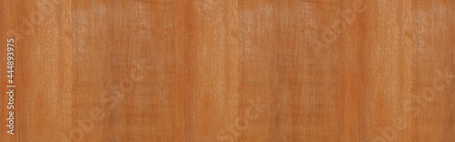 Panorama of Brown vintage wooden table top pattern texture and seamless background