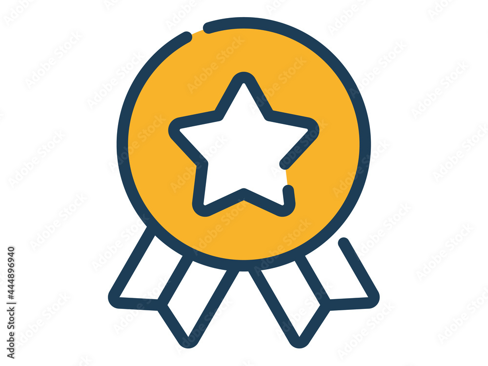 badge star single isolated icon with dash or dashed line style badge star single isolated icon with dash or dashed line style
