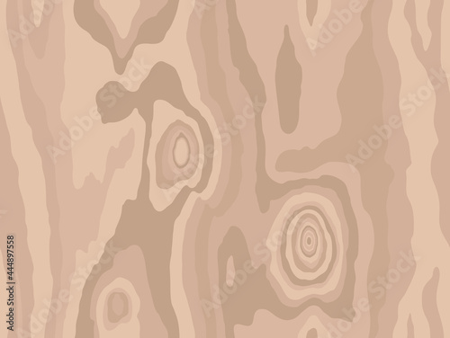 Wooden light brown texture. Vector grain wood background