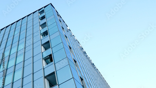 modern office building.building with copy space.windows office building for background