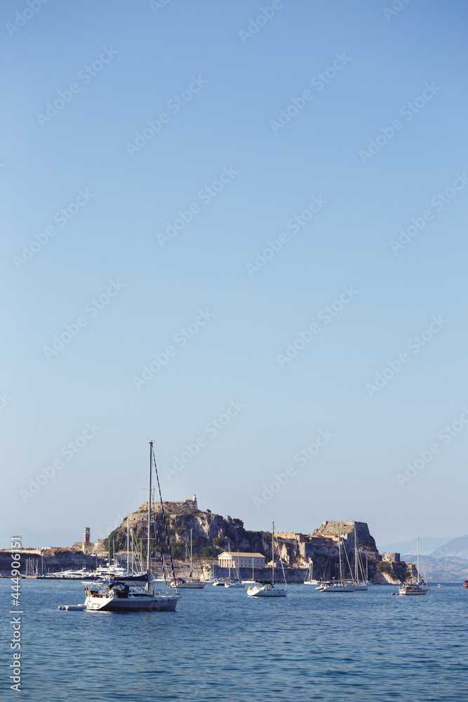old fortress of Kerkyra on the island of Corfu