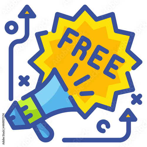freebie line icon