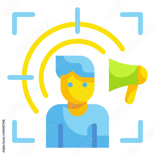 audience flat icon