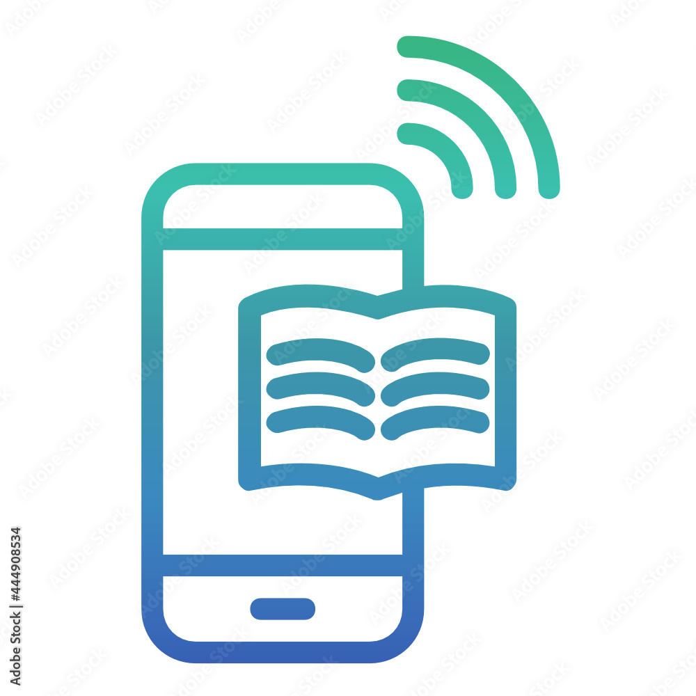 Online Education and Elearning gradient icon