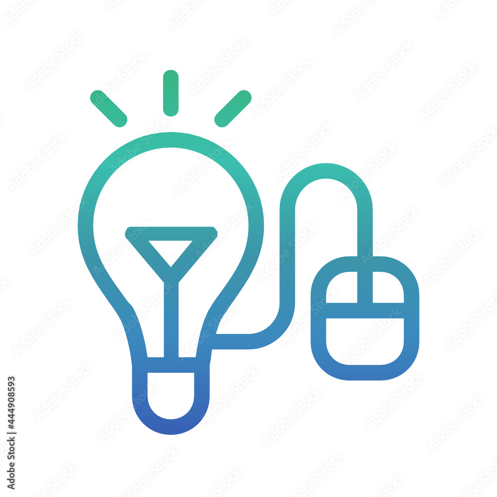 Online Education and Elearning gradient icon Online Education and Elearning gradient icon