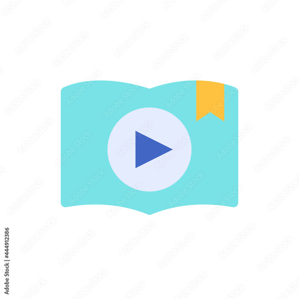 Online Education and Elearning flat icon Online Education and Elearning flat icon