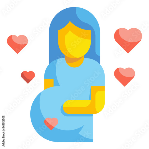 pregnant line icon