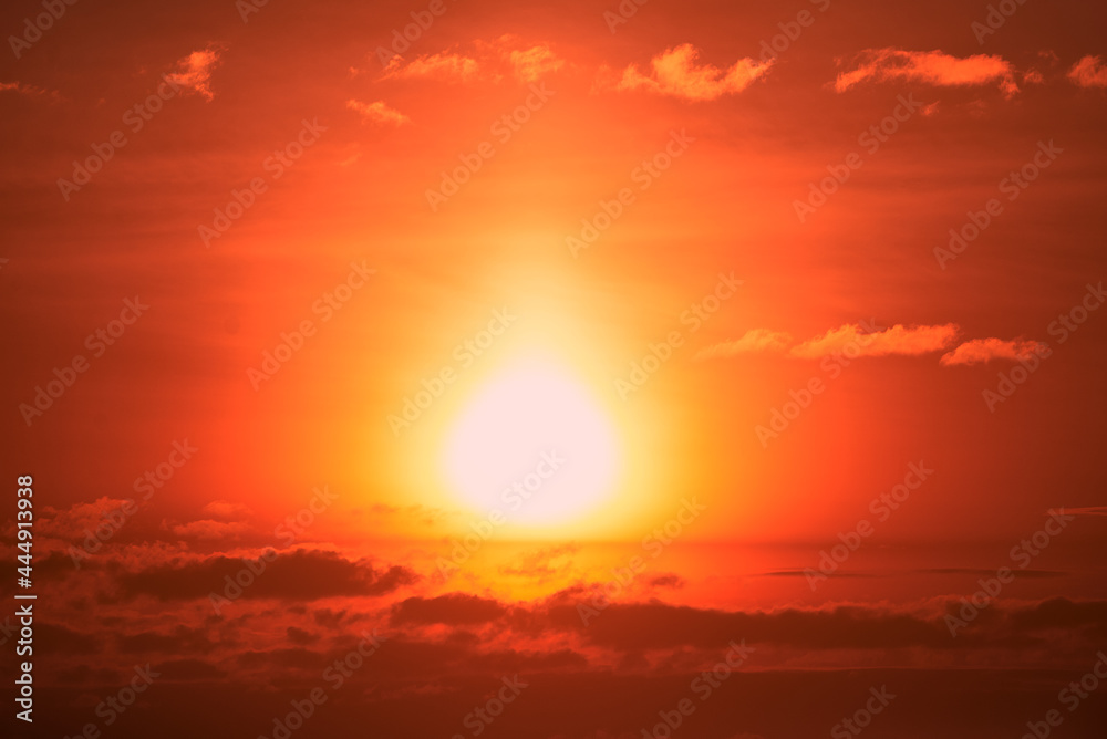 Obraz premium Dramatic sunset. Abstract nature background.