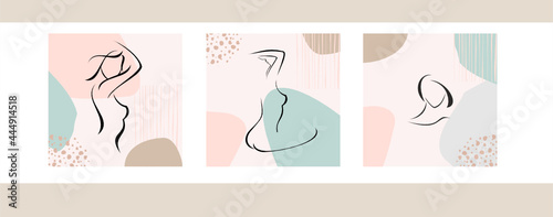 POSTER, SALON, PLASTIC, SPA, SURGEON, BODY CARE, BREAST, GIRL, NAKED, FIGURE, FITNESS, BEAUTY, HAIR, FACE, LOGO, INTERIOR, OFFICE, HOUSE, DECORATION, WALL DECORATION, MOTORA , ONE LINE, SCANDINO