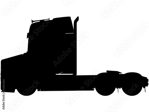 Scania Torpedo Vlastuin Truckopbouw truck, lorry without semi trailer. LKW, TIR Truck without trailer detailed realistic silhouette photo