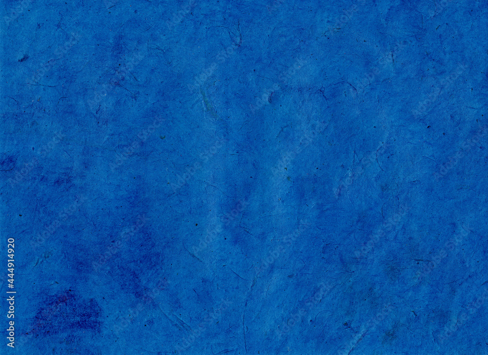 Old handmade blue paper texture background