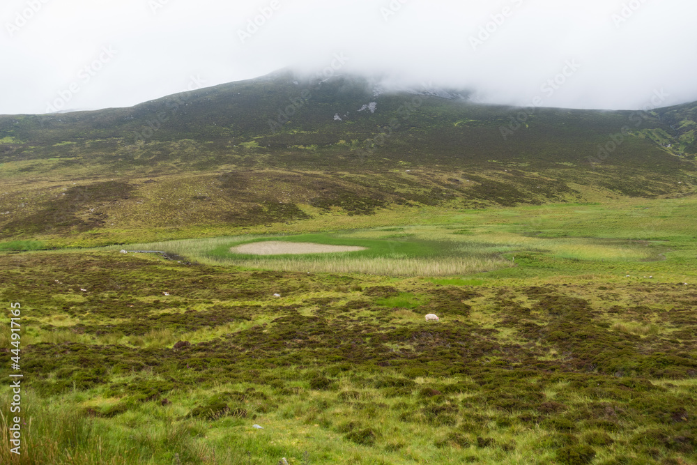 Croleavy Lough, lake in Lergadaghtan mountains part of the Pilgrims Path Croleavy Lough, lake in Lergadaghtan mountains part of the Pilgrims Path