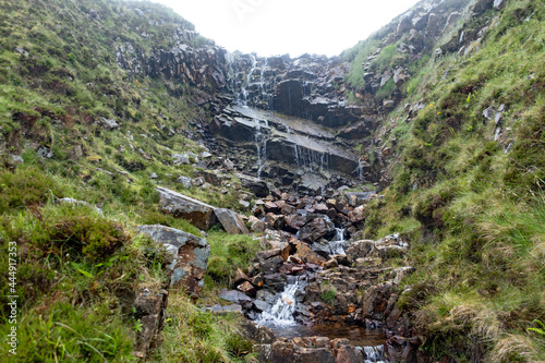 Small waterfall on Pilgrims Path in Teelin photo