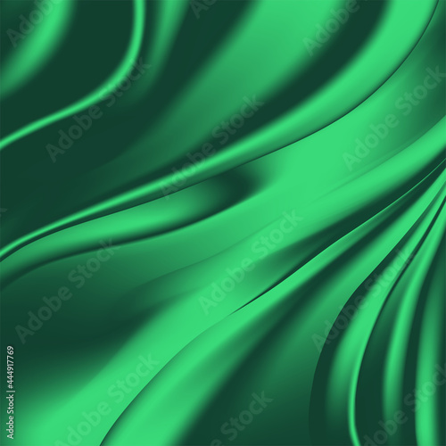Abstract vector background luxury cloth or liquid wave or wavy folds of silk texture satin velvet material, luxurious background or elegant wallpaper