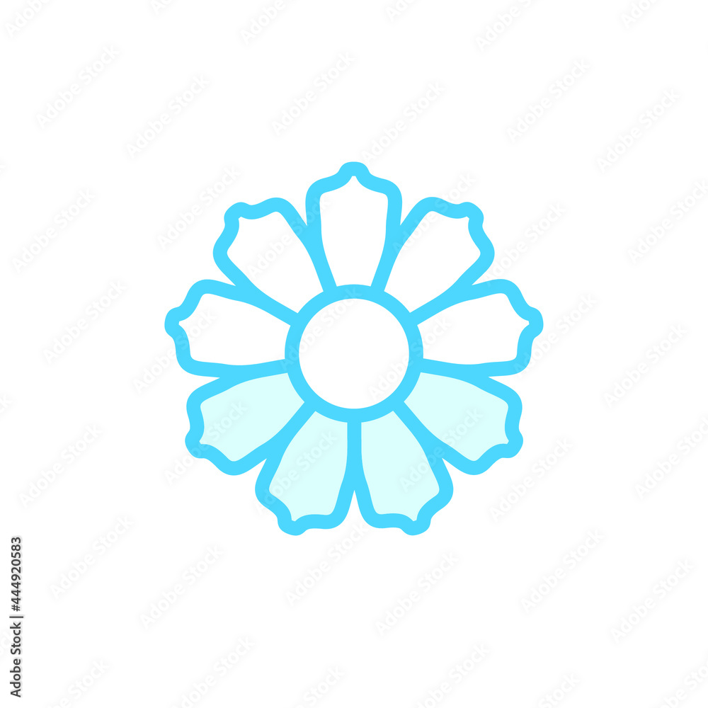 Illustration Vector graphic of flower icon. Fit for floral, garden, blossom, beautiful etc. Illustration Vector graphic of flower icon. Fit for floral, garden, blossom, beautiful etc.