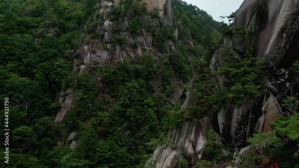 日本一の渓谷美 昇仙峡(ミニ泰山)の空撮 日本一の渓谷美 昇仙峡(ミニ泰山)の空撮