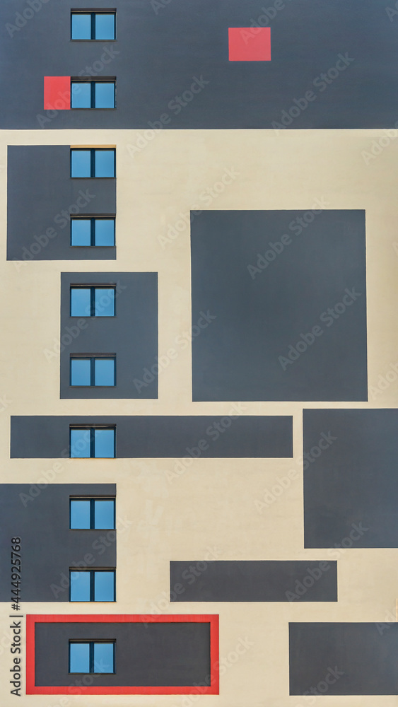 Element of the facade of a modern European building Element of the facade of a modern European building