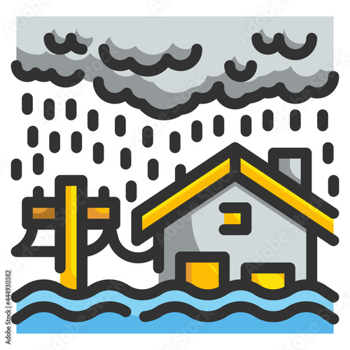 flood line icon