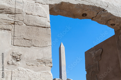 Karnak temple site Luxor Egypt photo