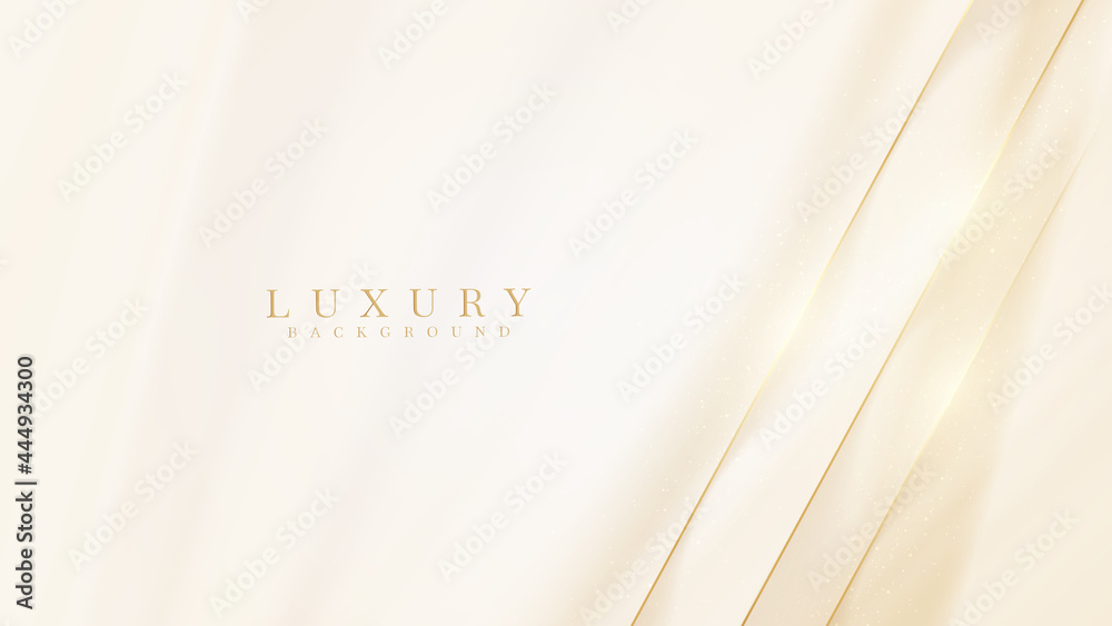 Golden line diagonal sparkle on luxury abstract light brown background. Vector illustration. Golden line diagonal sparkle on luxury abstract light brown background. Vector illustration.