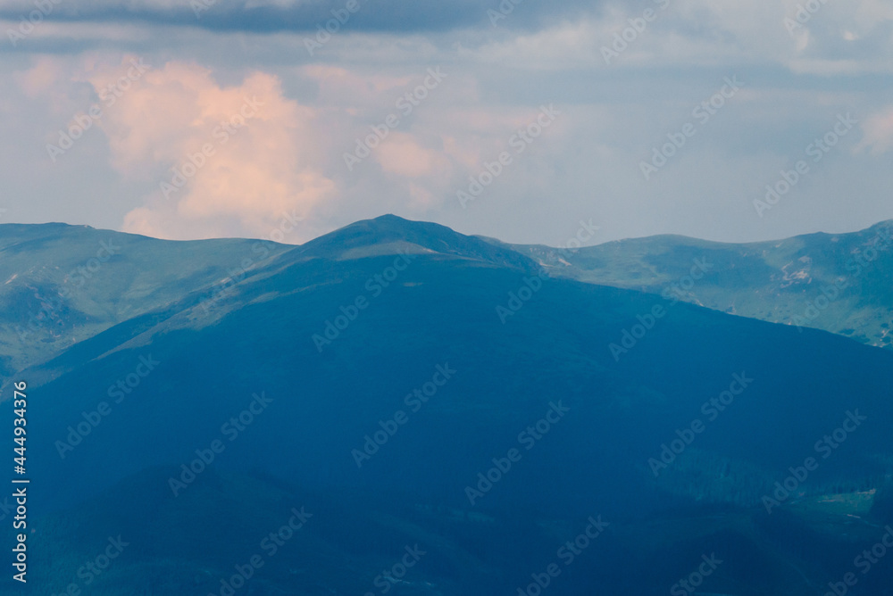 Mount Hutyn Tomnatyk in Chornogora ridge of Carpathian Mountains