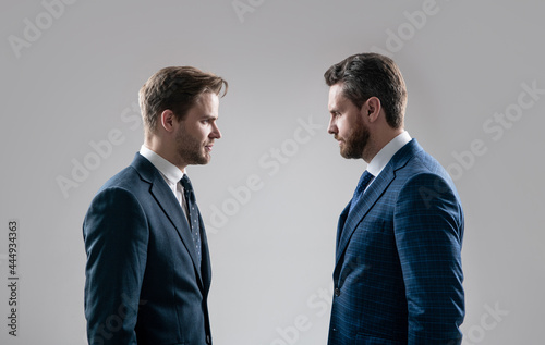 Εκτύπωση καμβά businessmen face to face