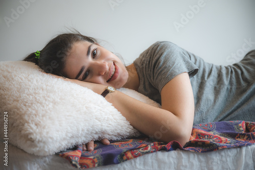 young beautiful woman are h...