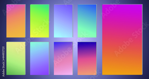 Color gradient cover design. Vibrant background for screen, poster, banner, wallpaper, social media post