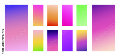 Color gradient cover design. Vibrant background for screen, poster, banner, wallpaper, social media post