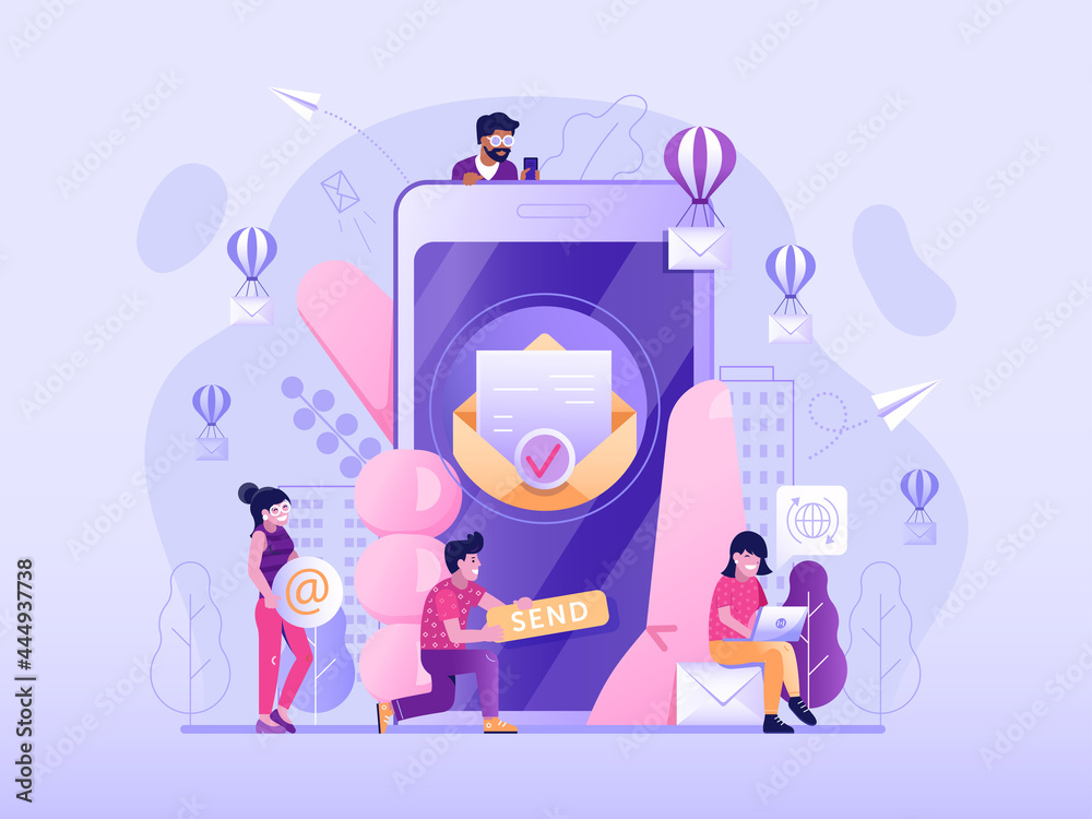 Email Marketing Strategy Business Concept Email Marketing Strategy Business Concept