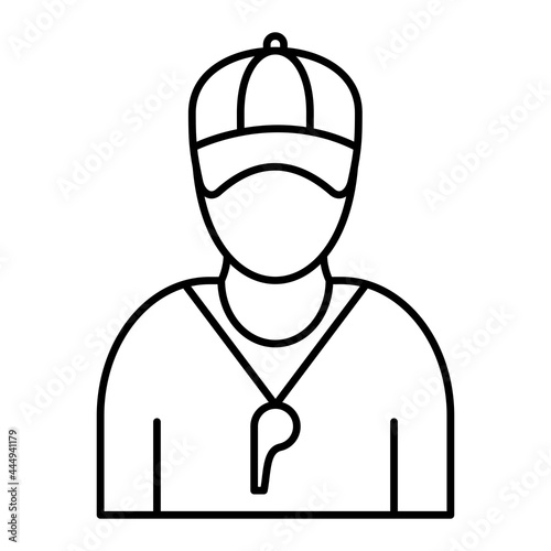 Vector Coach Outline Icon Design