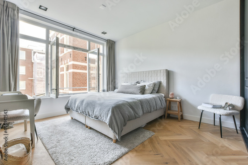Luxury bedroom design photo