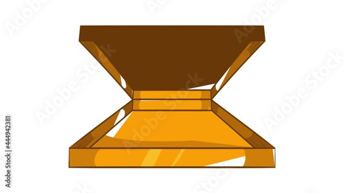 Box for pizza icon animation cartoon best object isolated on white background
