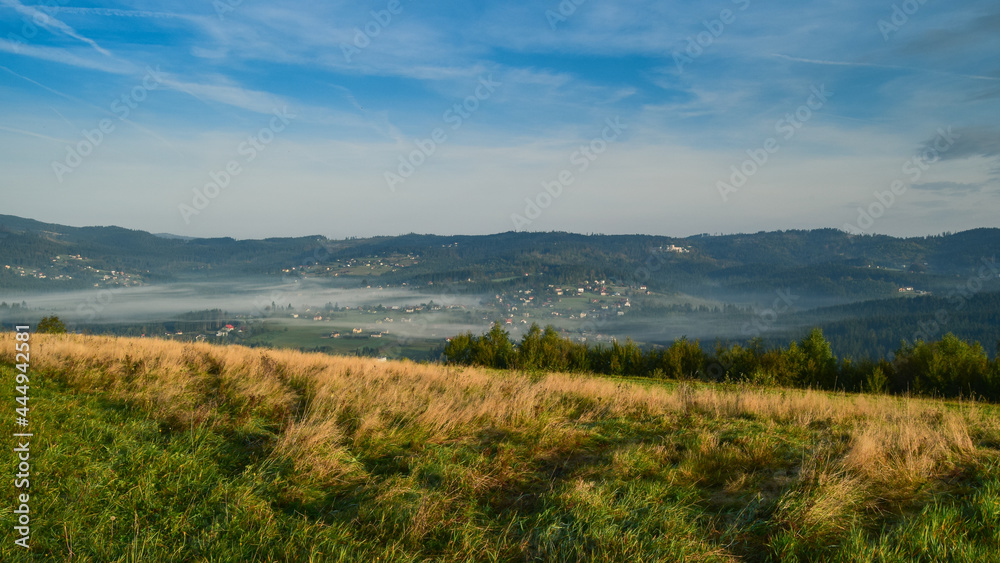 góry, mountains, krajobraz, sky, niebo