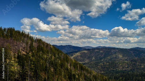 Fototapeta Naklejka Na Ścianę i Meble -  góry, mountains, krajobraz, sky, niebo