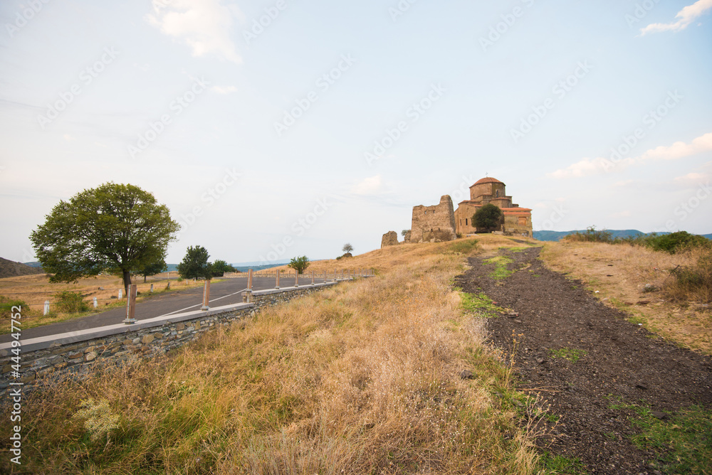Jvari Monastery near Mtskheta city in Georgia country