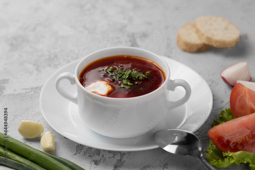 tomato soup with basil leaves red russian borscht tomato soup with basil leaves red russian borscht