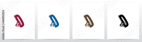 Hand Holding Letter Logo Design D