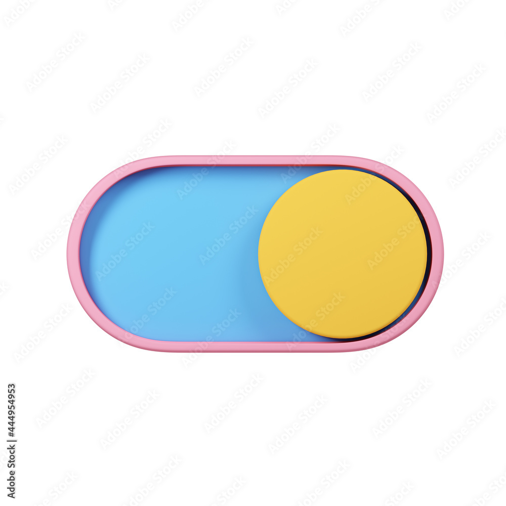 Toggle switch icon isolated on white. Toggle switch icon isolated on white.