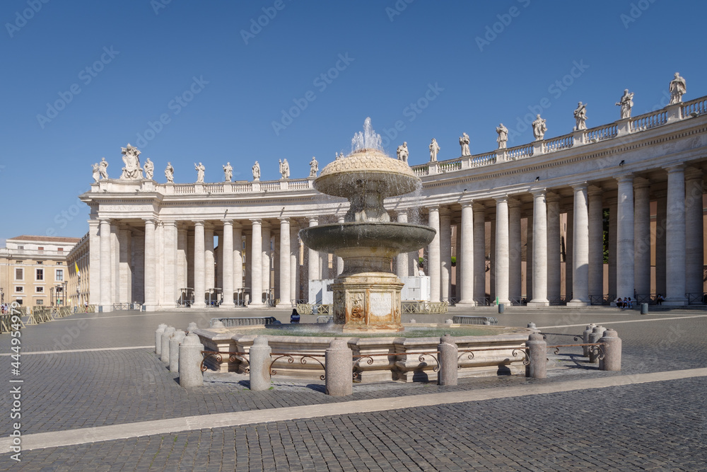 Saint Peter's Square in Vatican City, Italy, Rome