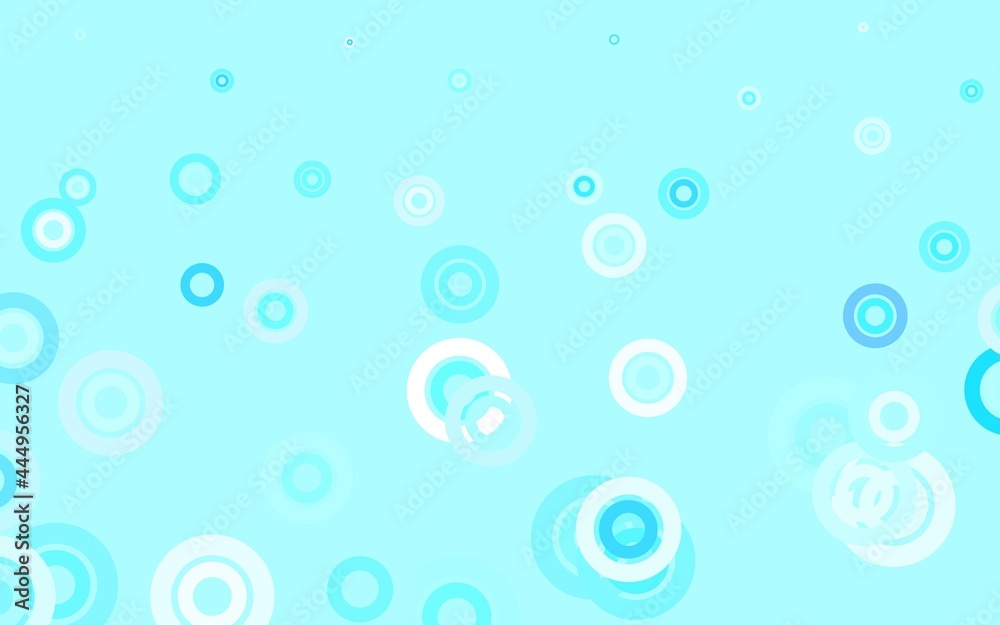 Light BLUE vector template with circles.