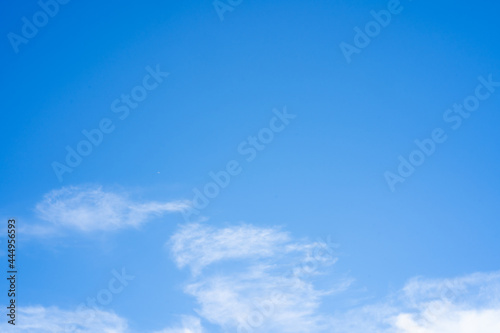 Abstract background with tiny cloud and blue sky.