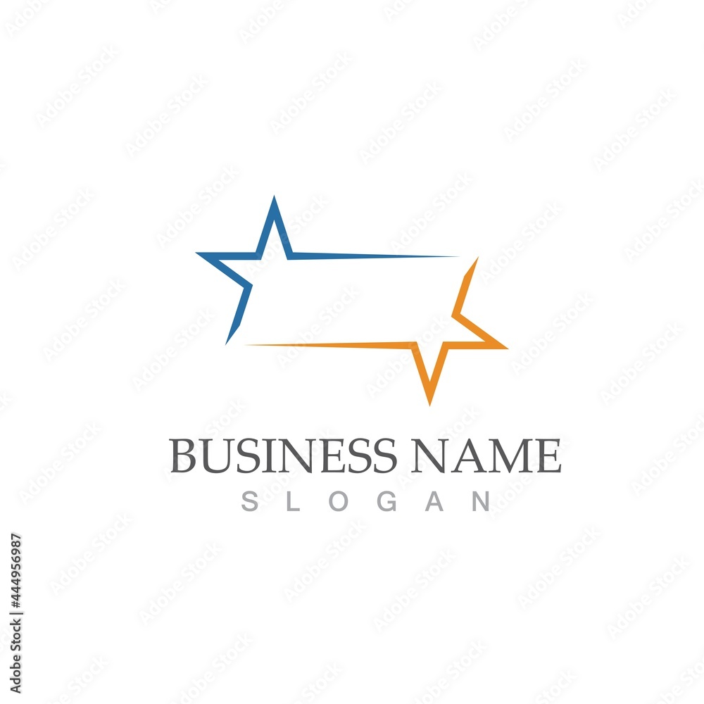 Obraz premium Star icon Template