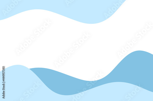 抽象的な波の背景 長方形 ブルー