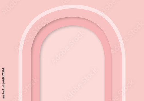 Pink background with pink curve, space for the text, design template for brochures, book covers, notebooks background, magazine, business card, branding, banners.