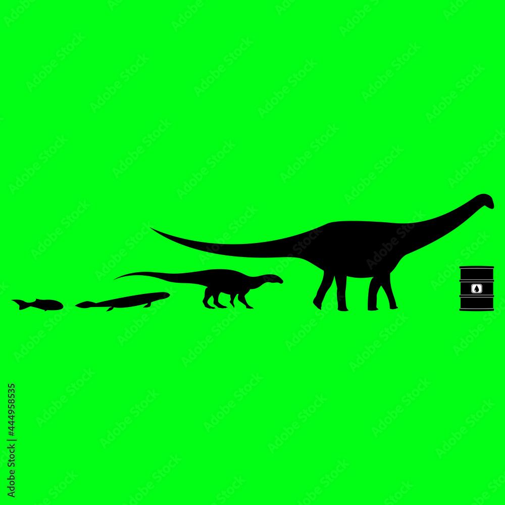 evolution of oil from dinosaur